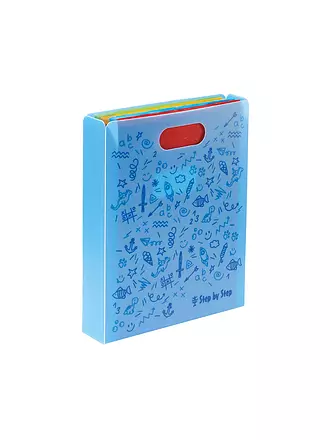 STEP BY STEP | Boîte de rangement avec poignée Bleu | hellblau